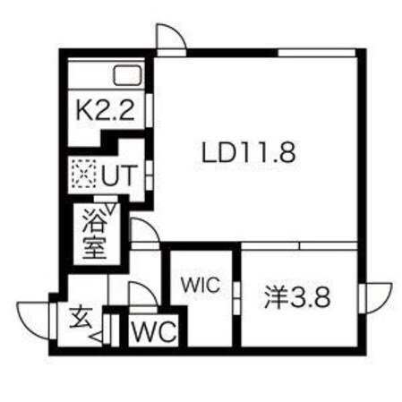 effort桑園の物件間取画像